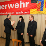 Ehrung für 25 Jahre aktiven Feuerwehrdienst