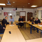 Pressekonferenz im Feuerwehrgerätehaus Brelingen
