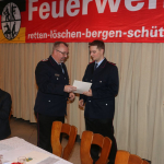 Ernennung zum Feuerwehrmann: Marcel Mattes