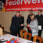 Ehrung für 25-jährige fördernde Mitgliedschaft: Christiana Böttcher