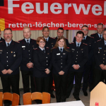 Die beförderten aktiven Kameraden