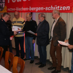 Die geehrten Fördermitglieder