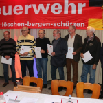 Die geehrten Fördermitglieder